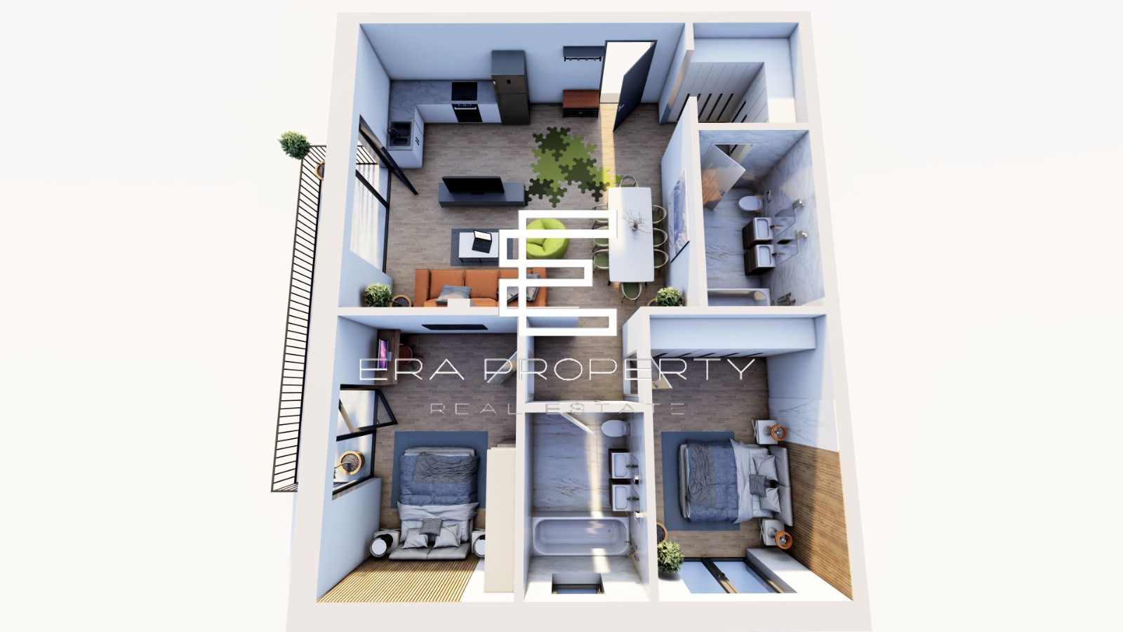 Apartamente 3 Camere – Etaj 1 | Bloc Nou Exclusivist | Cartierul Arhitectilor - Poză 6