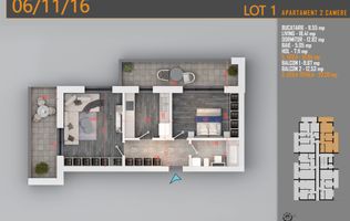 AP. 2CAM. IN BLOC P+3 / LOCUINTA SAU INVESTITIE. METROU N. TECLU!