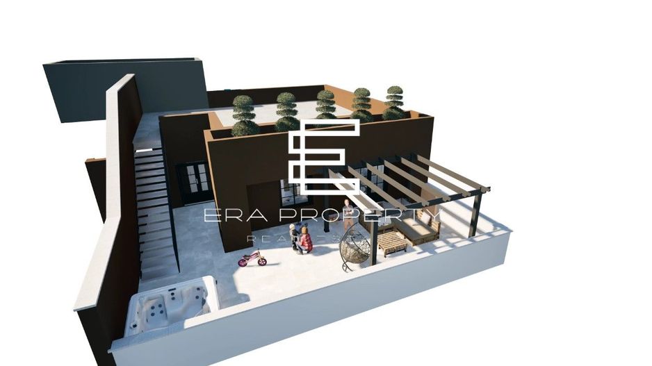 PENTHOUSE 3 CAMERE – 91 mp + 2 TERASE 191 mp | LA CHEIE | Calea Surii Mici - Schiță 12