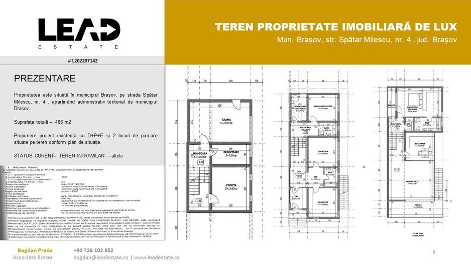De Vanzare Teren Intravilan, Ultracentral Brasov! - Poză 5