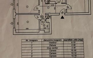 4 camere | centrală proprie | Metrou Timpuri Noi și Parcul Tinere - Schiță 15