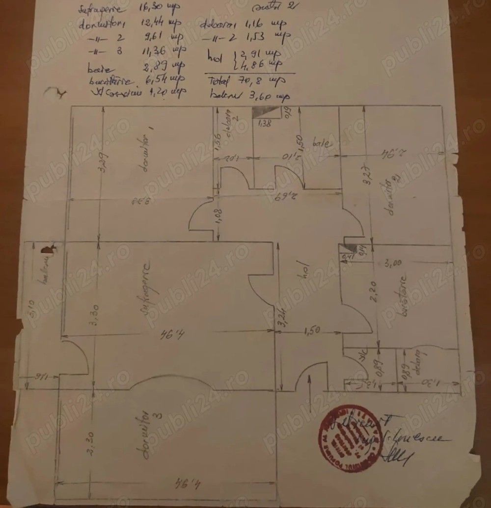 Apartament 4 cam Mazepa 1,et 3 - Poză 9