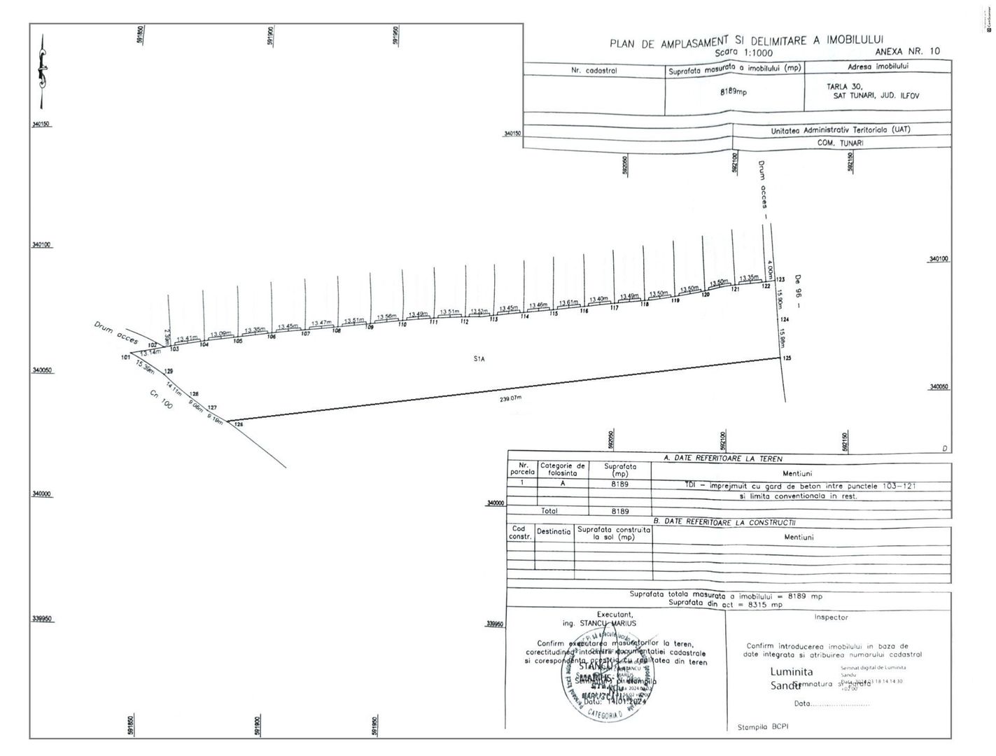 TUNARI - Cartierul Tineretului, 8.200 mp. teren ideal investitie - Poză 4