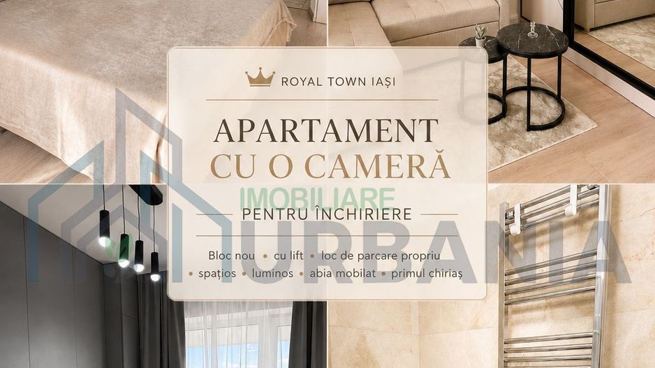 Apartament 1 cameră, 47 mp – Royal Town Iași | Bloc nou, primul chiriaș - Poză 1