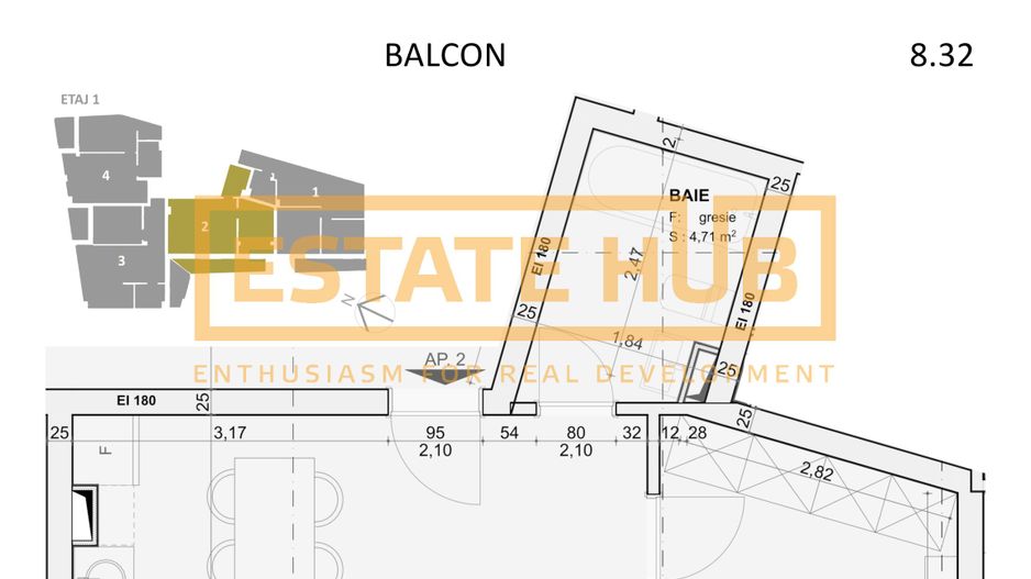 Apartament 2 camere FINISAT | Ploiesti 44 | Comision 0% - Poză 7