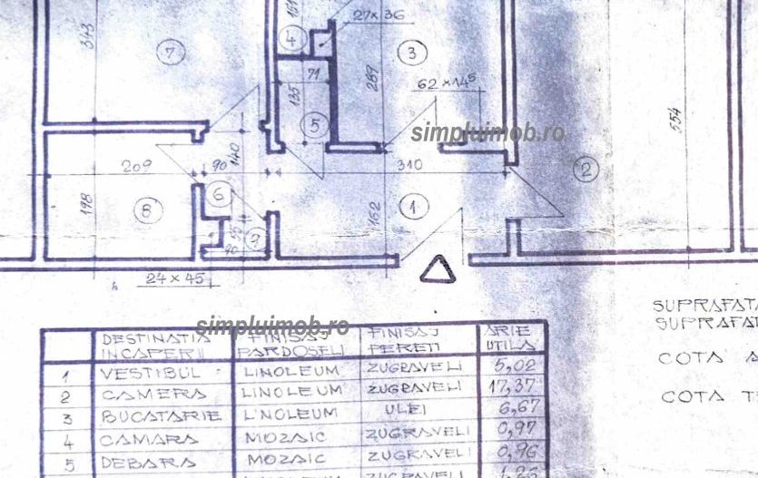 Metrou Costin Georgian centrala proprie 2 camere - Schiță 12
