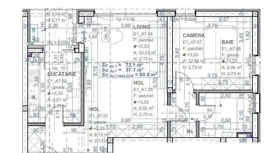 Bloc finalizat. Lift. Decomandat. Loc parcare. - Poză 11