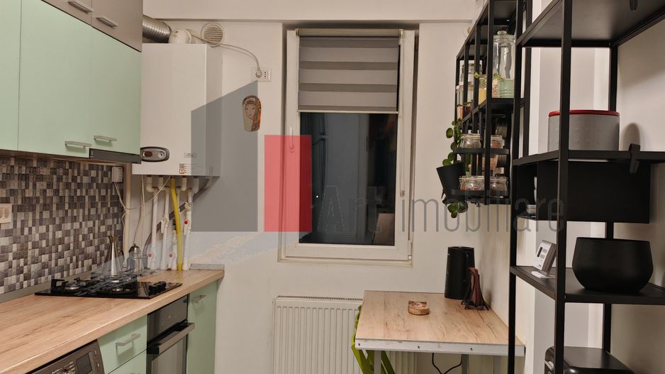 Apartament cu 2 camere de vanzare -Pacii-cu centrala-semimobilat si utilat - Poză 11