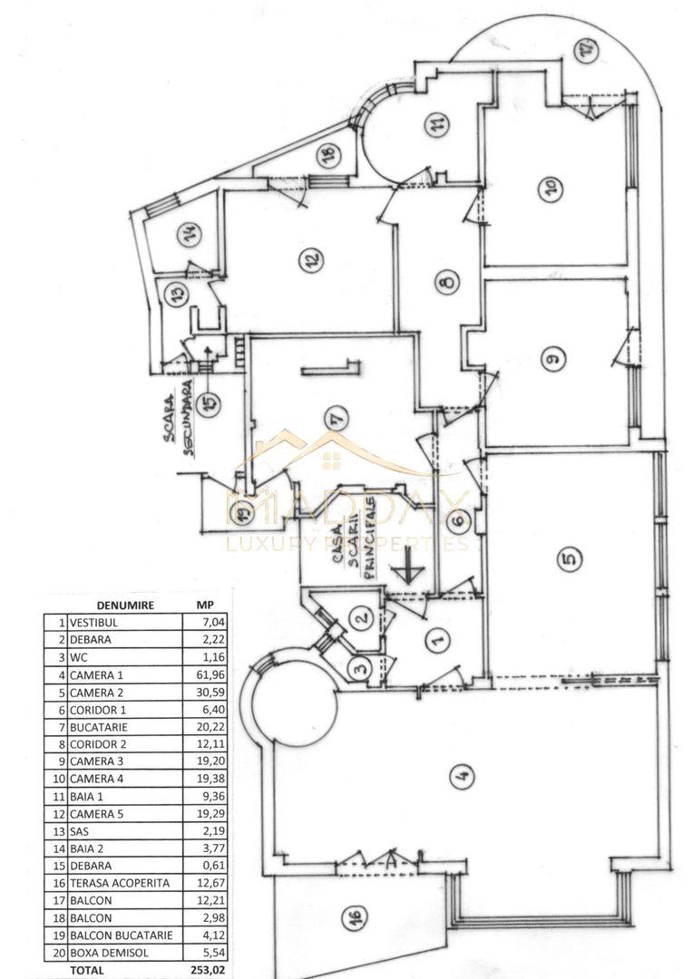 Resedinta interbelica premium **5 camere**252 MP***//Lascar Catargiu - Poză 33