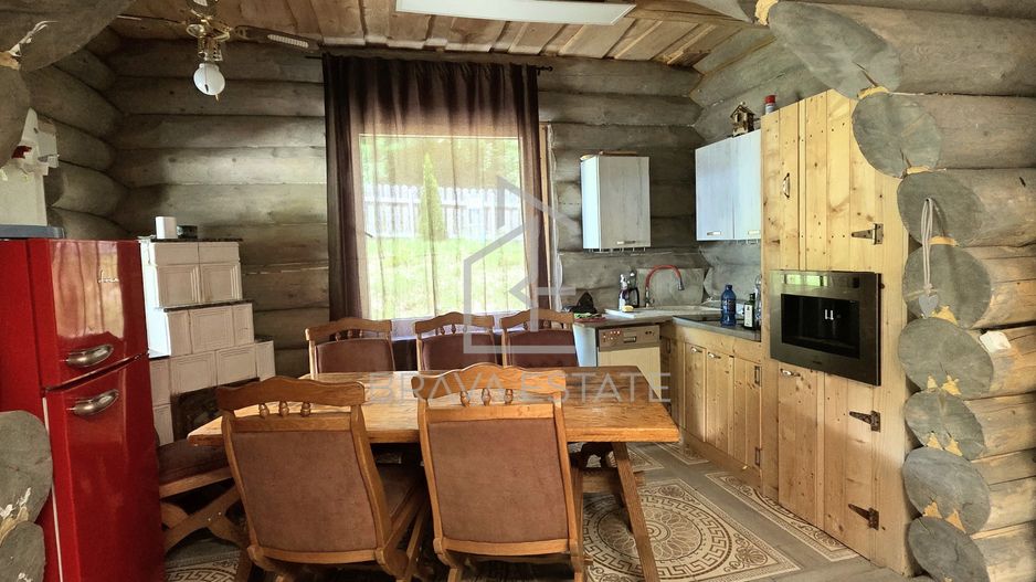 Cabană din lemn rotund, 210mp, ciubăr, jacuzzi, foișor, localitatea Băișoara - Poză 6