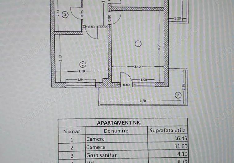Vanzare apartament 2 camere Confort Urban Rahova - Poză 8