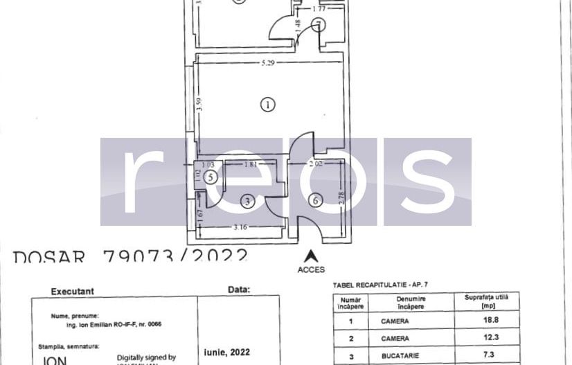 VANZARE APARTAMENT 2 CAMERE DOROBANTI 55MP RENOVAT READY TO MOVE IN - Poză 16