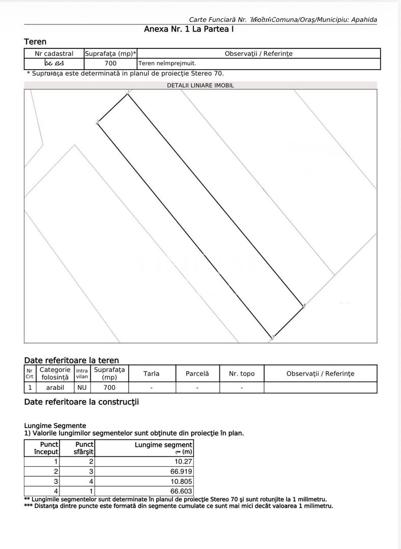Teren extravilan | 700 mp | Priveliste | sat Pata - Poză 4
