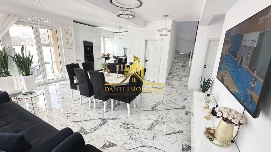 Casa individuala, 5 camere, mobilata lux, utrafinisata, Chinteni - Poză 16