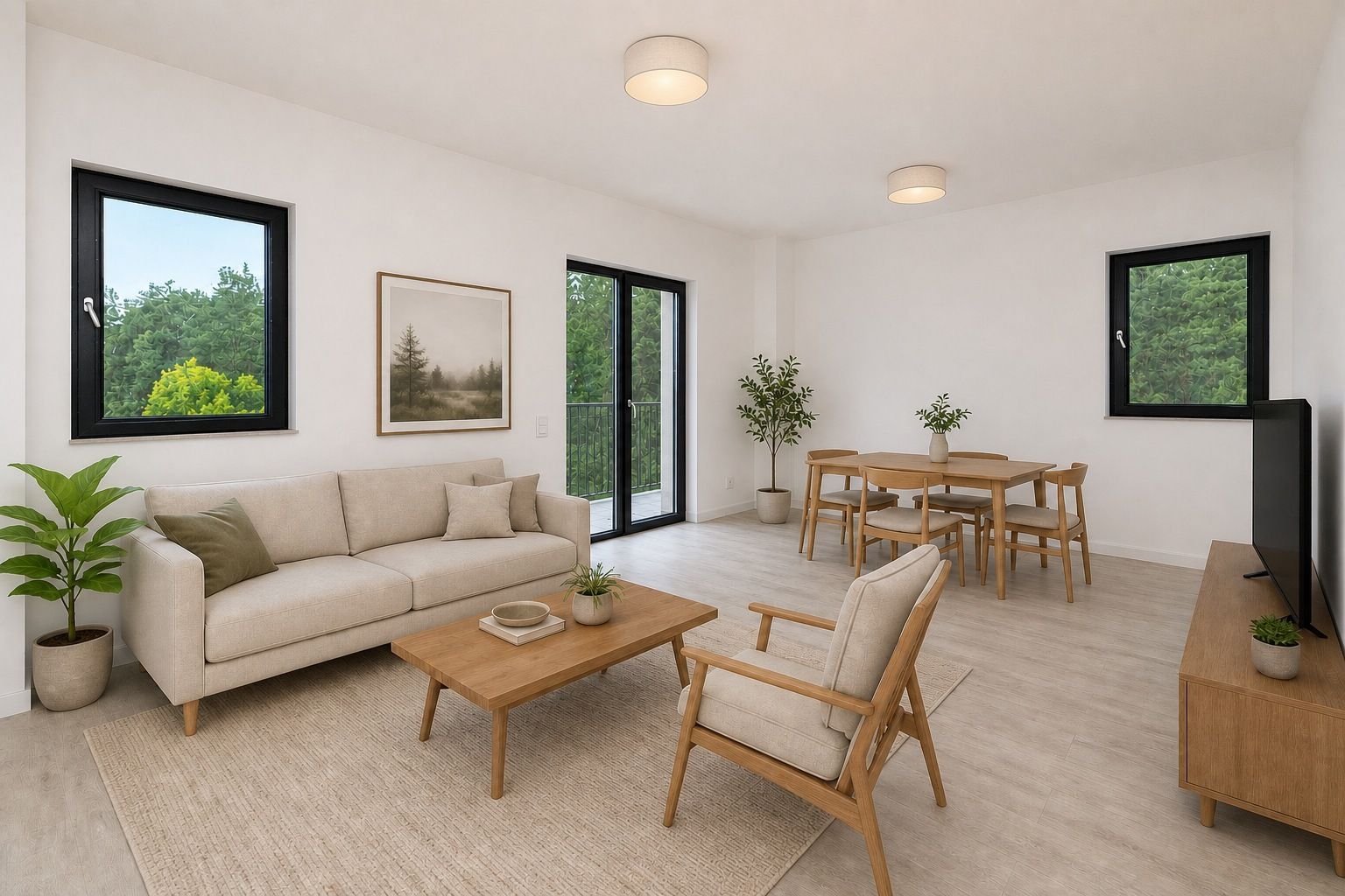 Apartament 3 camere decomandat | Bloc nou | Strada Pinilor - Poză 1