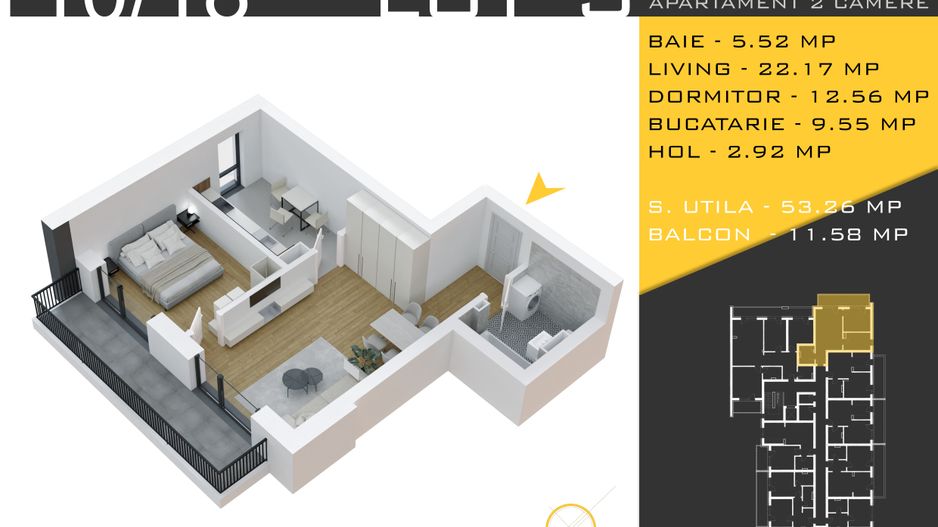 2 camere  Titan Pallady  Metrou Nicolae Teclu - Schiță 10