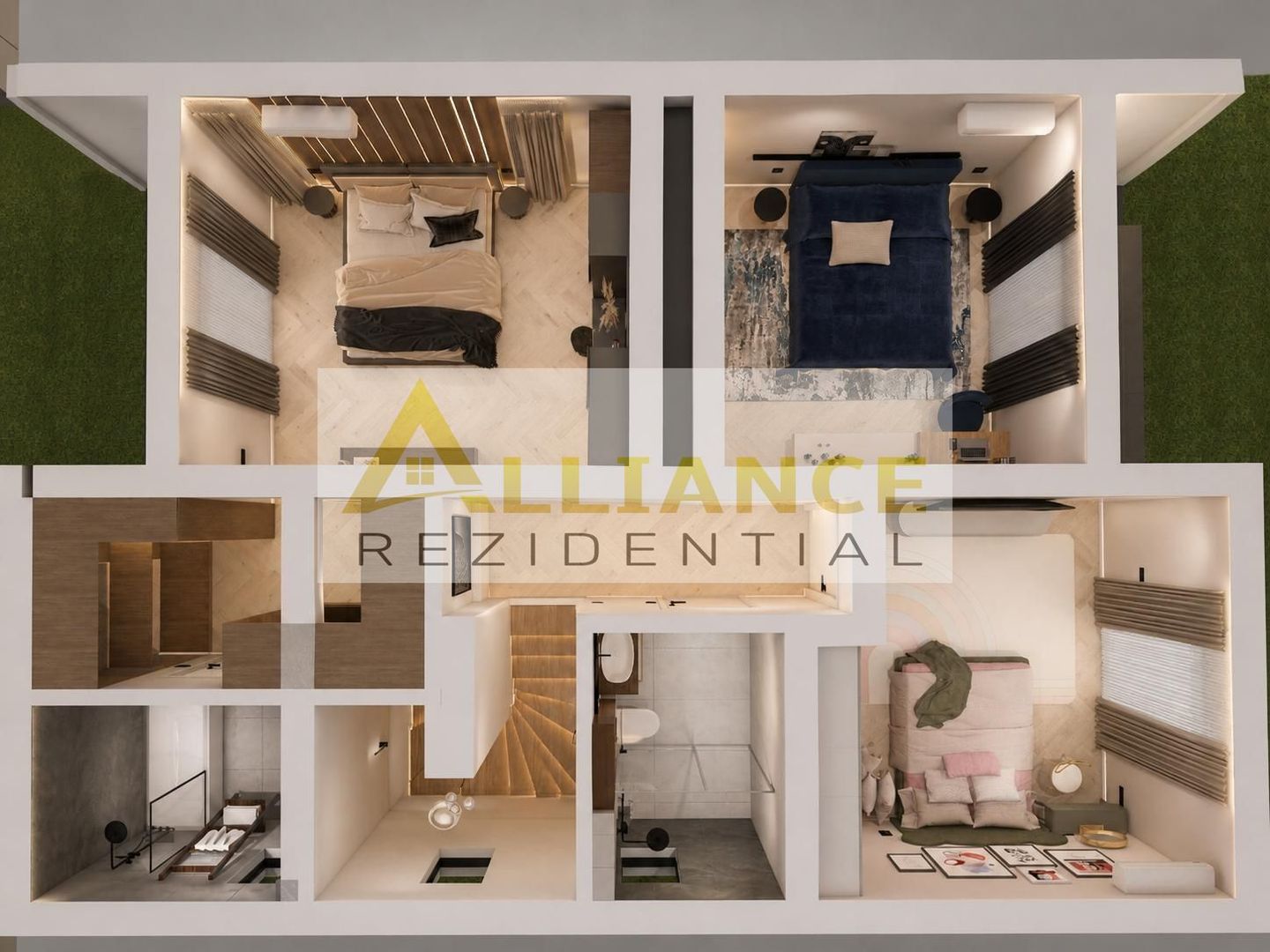 Casa Individuala - 4 camere - 3 bai - 355mp teren - Poză 35