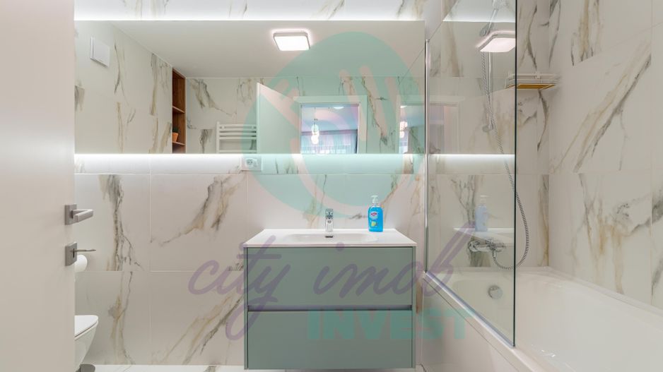 2 camere, suprafata 83 mp, terasa si loc parcare - PRIMA INCHIRIERE - Poză 12