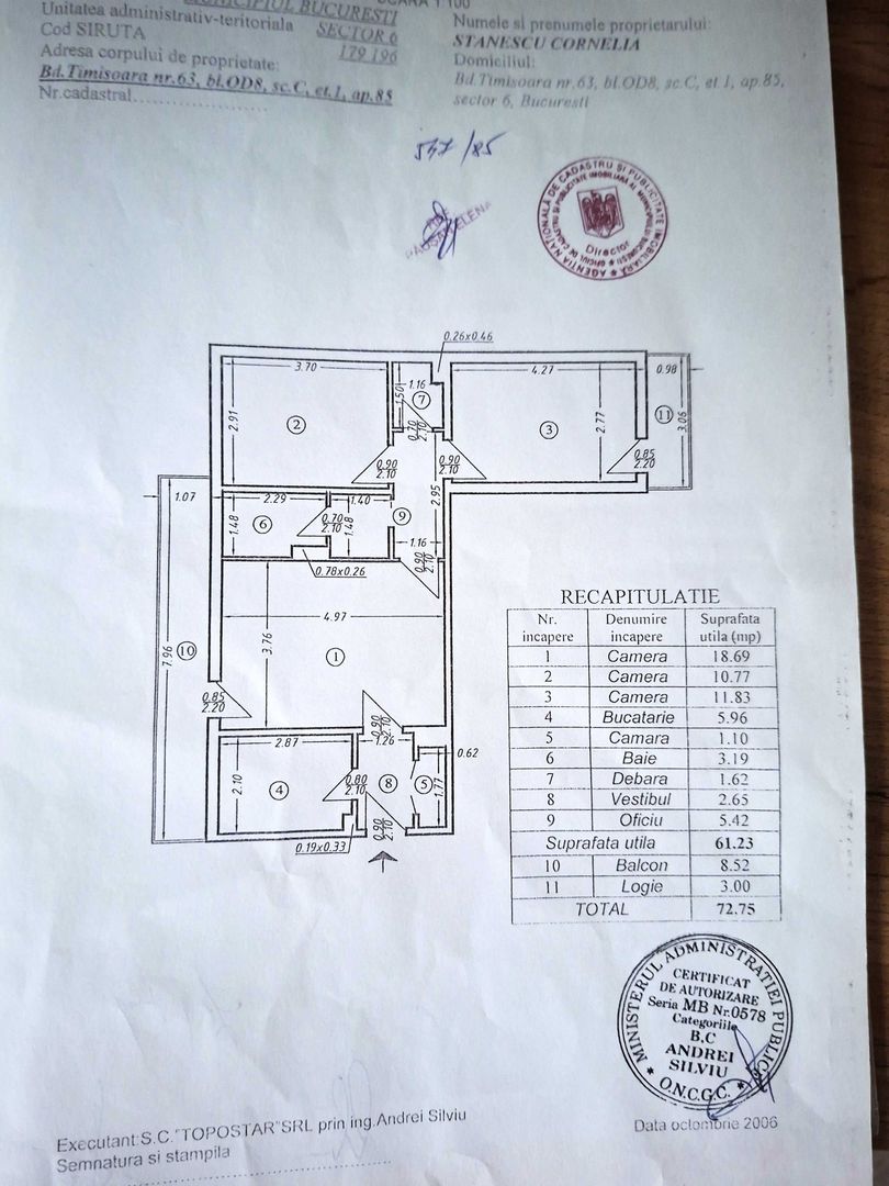 Apartament 3 camere - Poză 8