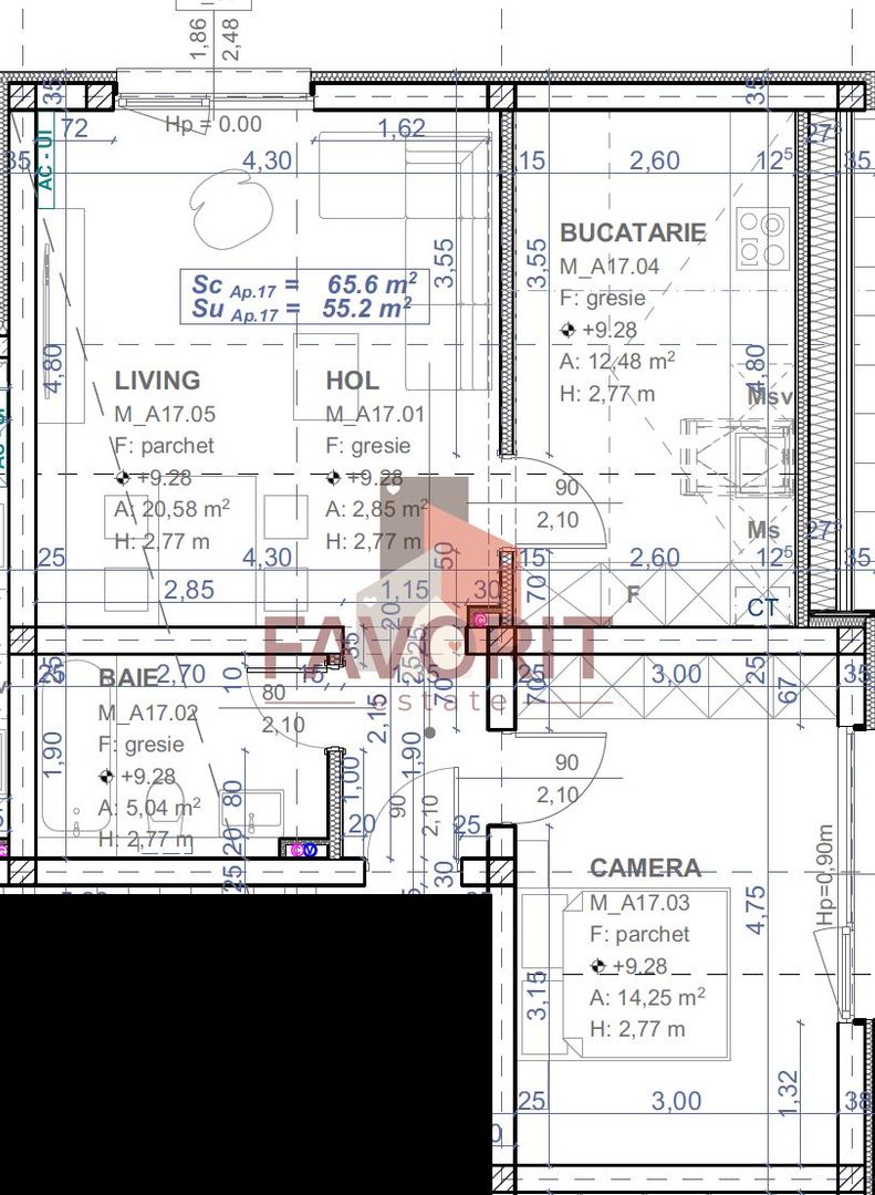 Comision 0%. Bloc nou. Lift. Disponibil imediat - Schiță 12