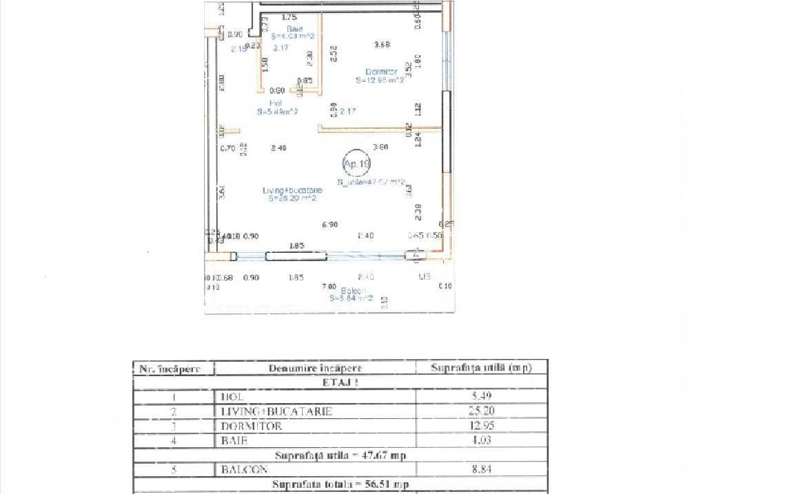 Apartament etaj 1/City Residence – Mobilat, Utilat, Parcare, Balcon - Poză 8