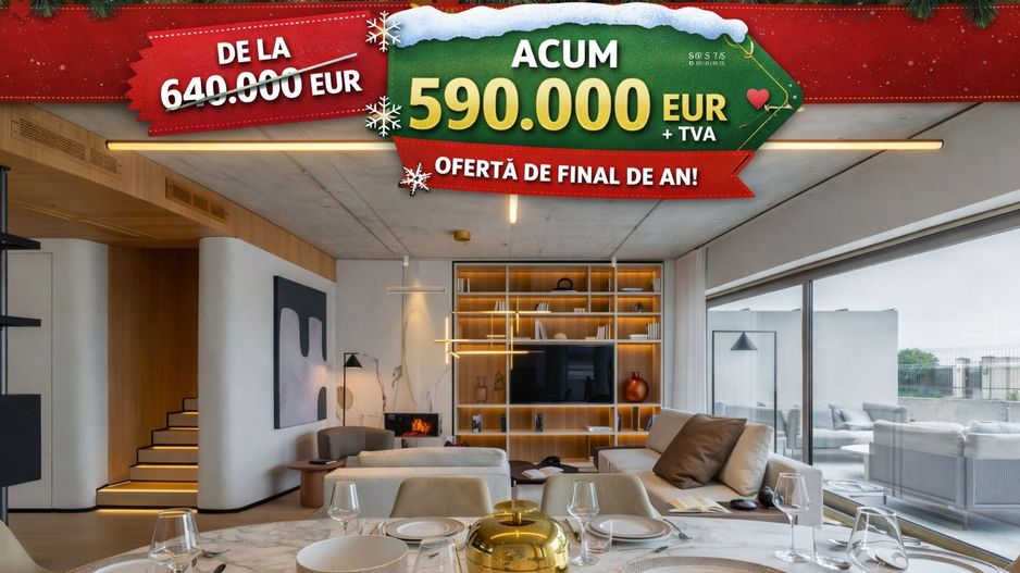 OFERTĂ SPECIALĂ DE FINAL DE AN | VILĂ PREMIUM BĂNEASA | PREȚ REDUS - Poză 1