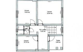 Spatiu birouri Centru, langa pacrul Sub Arini, Sibiu - Schiță 13