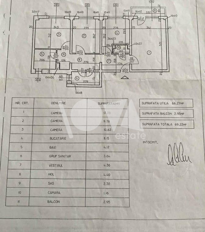 De vânzare - apartament 3 camere - Veteranilor - Militari - Poză 9