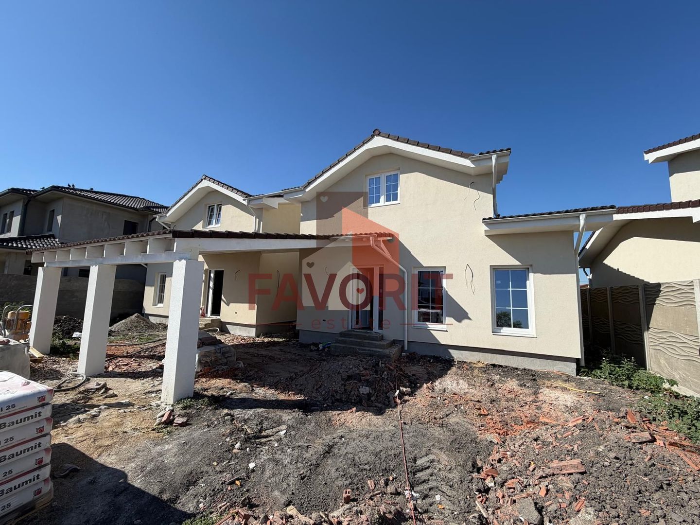 Duplex Individual | 4 camere | Toate utilitatile | Asfalt | Carport | - Poză 4