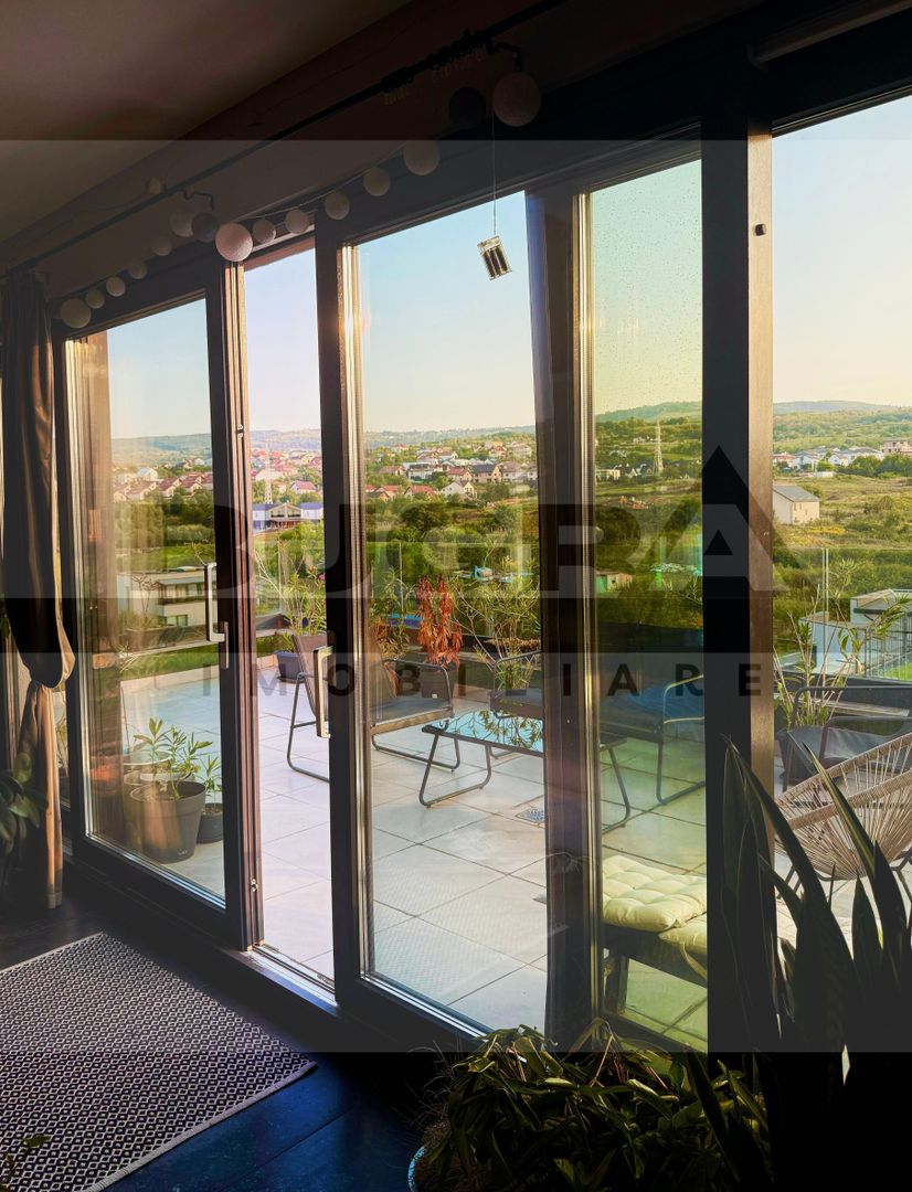 Penthouse ultrafinisat 120mp, 2 parcari, terasa 45mp, cartier Borhanci - Poză 6