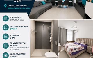 | Apartament 4 Camere | 2 Bai | Cavar Odei Tower | Brancoveanu - Poză 1