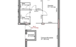 Apartament Modern și Luminos – Mutare Imediata - Schiță 9