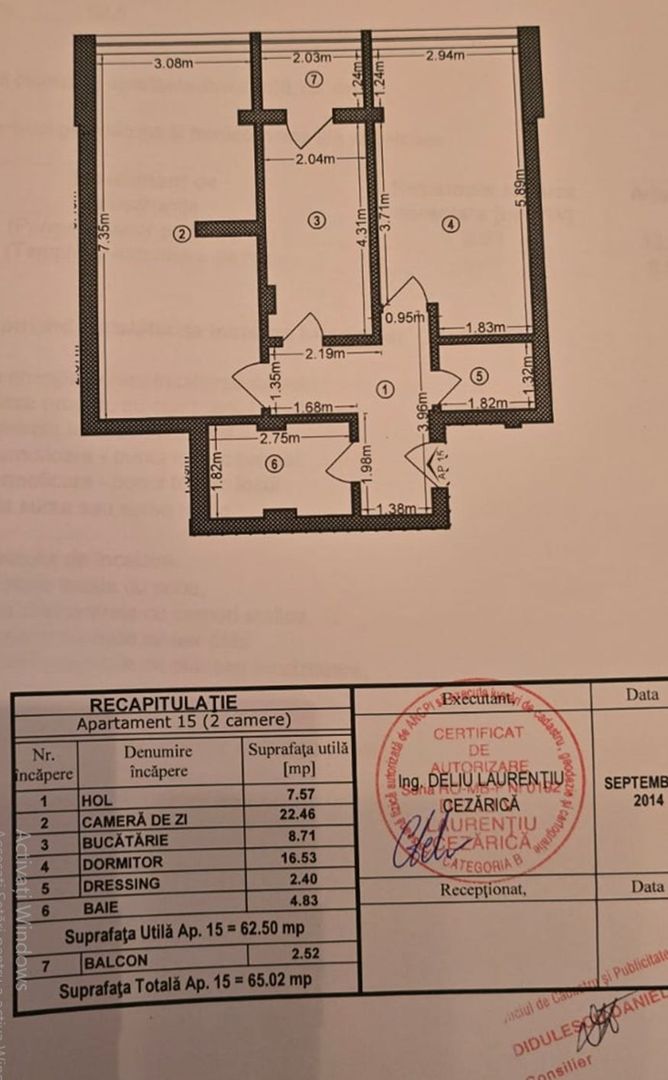 2cam-65mp utili,et2/4/constructie2014/7min pe jos metrou D. Leonida - Poză 9