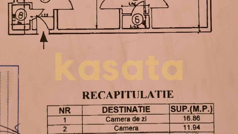 2 Camere Vanzare | Drumul Taberei | Metrou Favorit | Renovare 2025 - Schiță 15