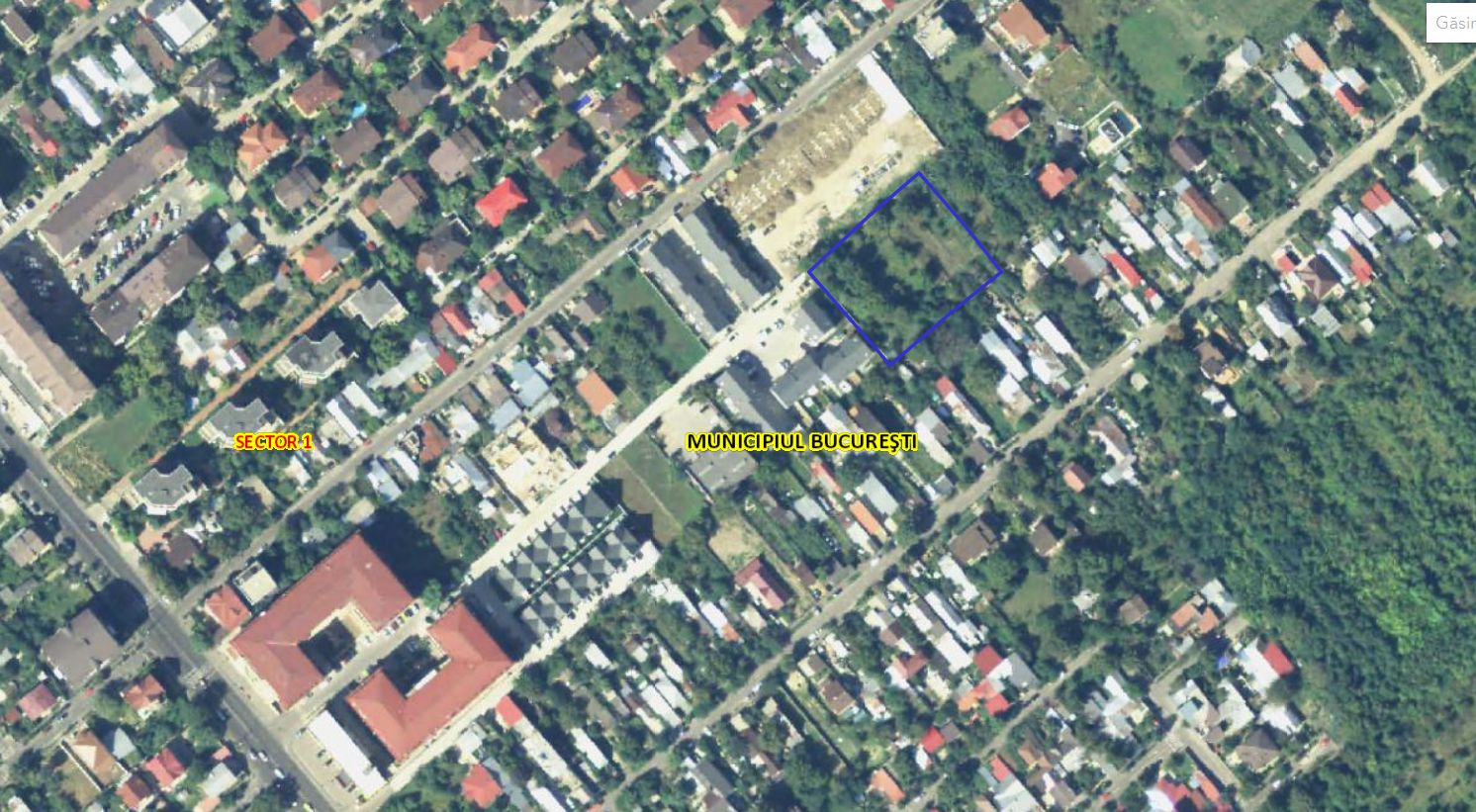 Teren Straulesti 3400 mp | deschidere 54m | metrou Straulesti - Poză 1