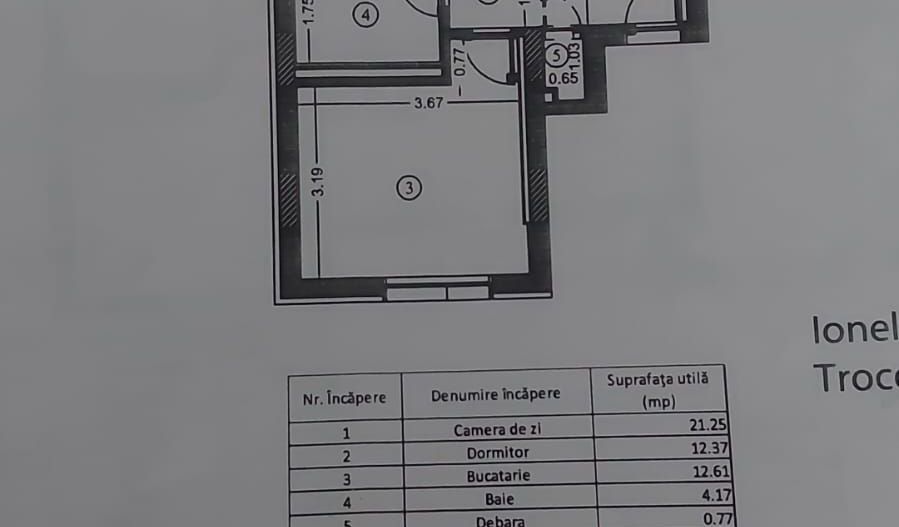 Apartament 2 camere | Emil Racoviță 23 i  | Pipera – Voluntari - Schiță 24