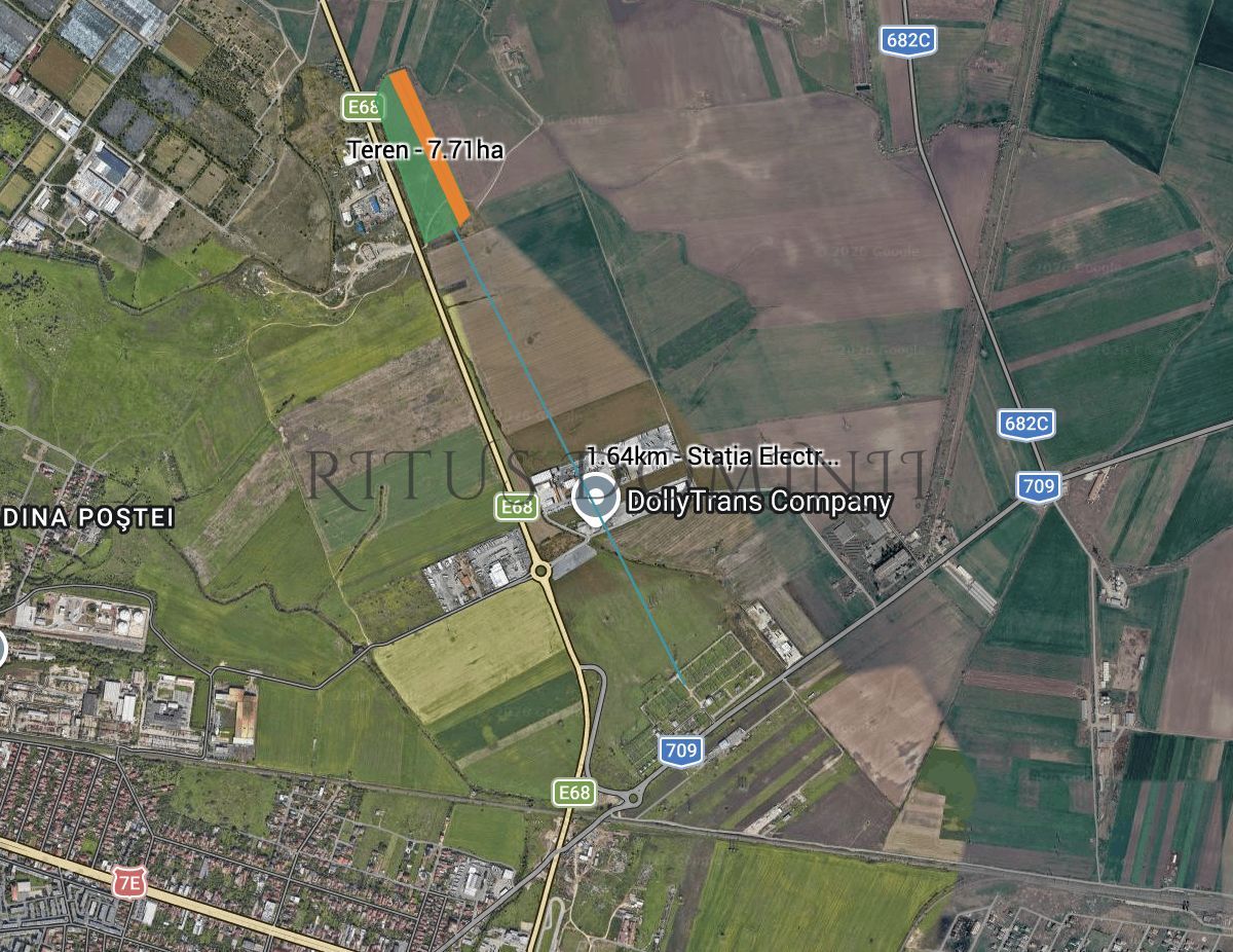 Teren Industrial de 7.71 hectare, Centura Arad, Livada - Poză 2