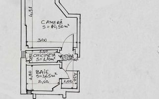 Garsoniera I Etaj 4 I Armeneasca I Se vinde nemobilata - Poză 7