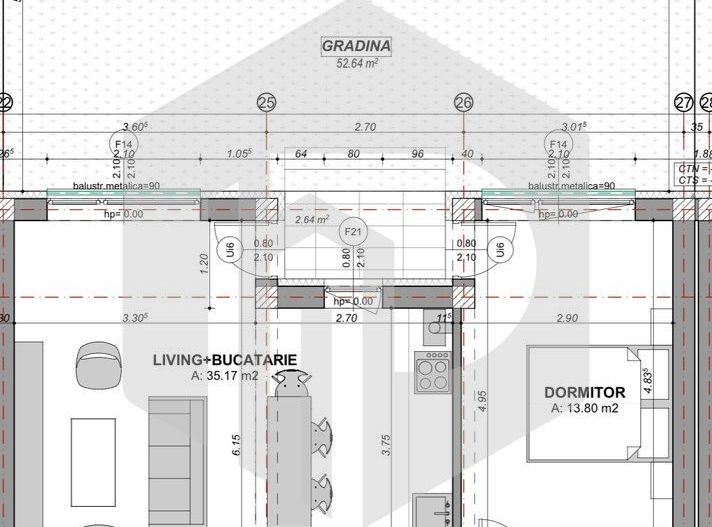 Doamna Stanca | Apartament Decomandat | 2 Camere + Gradina 50 mp - Poză 2