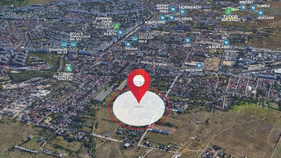 Teren intravilan 6.261 mp cu deschidere de 32 ml, Strada Tiparnitei - Poză 2