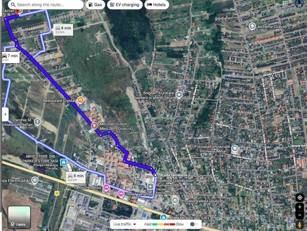 Teren Intravilan de Vanzare – Valea Lupului, 700 mp - Poză 3