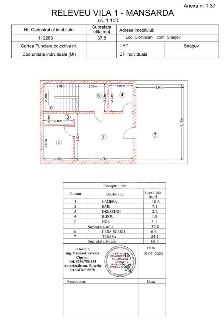 Casă cu piscină și ieșire la lacul Snagov - Schiță 18