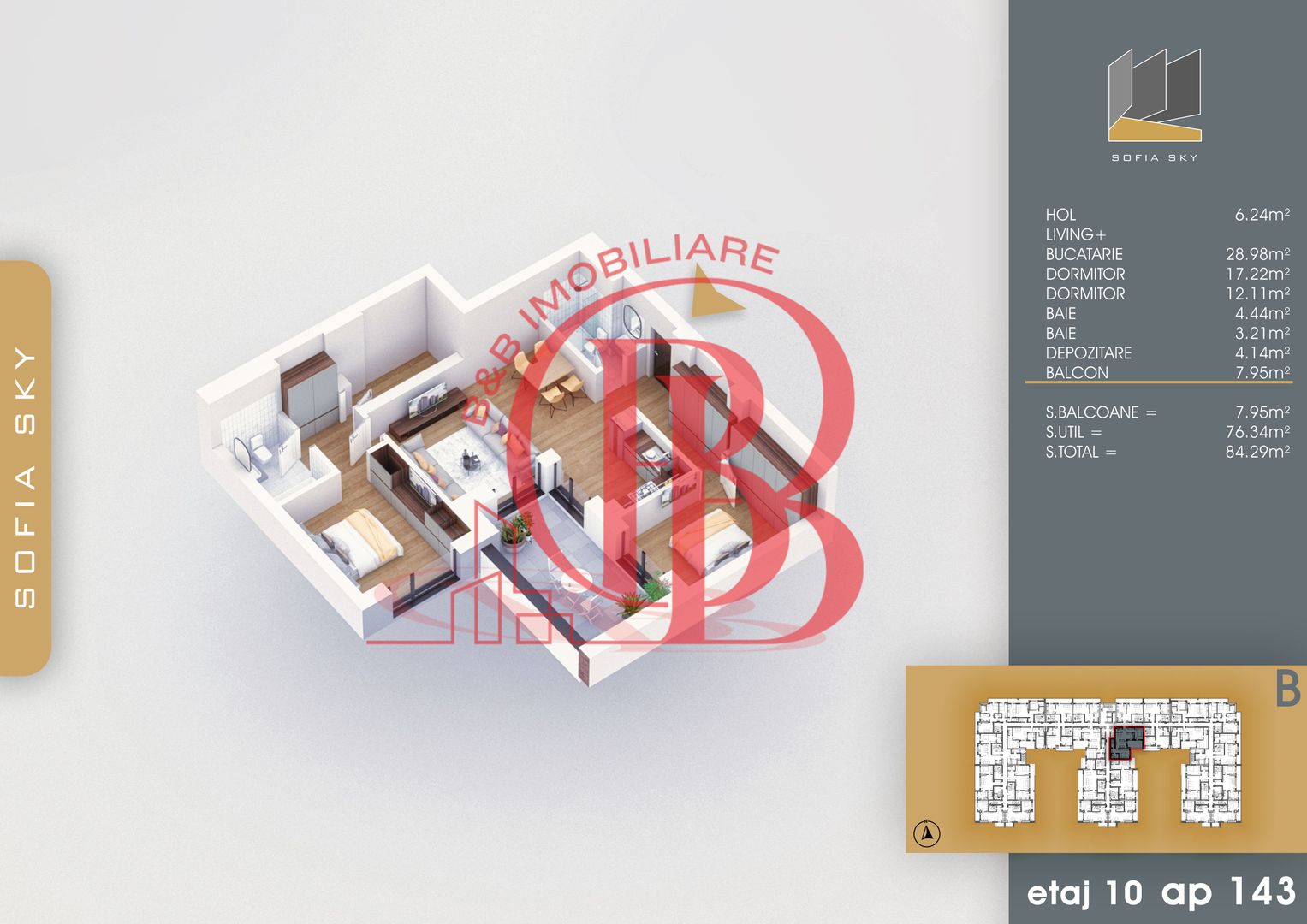 7min Metrou Nicolae Teclu 3 Camere Mutare Rapida-Th Pallady - Schiță 4