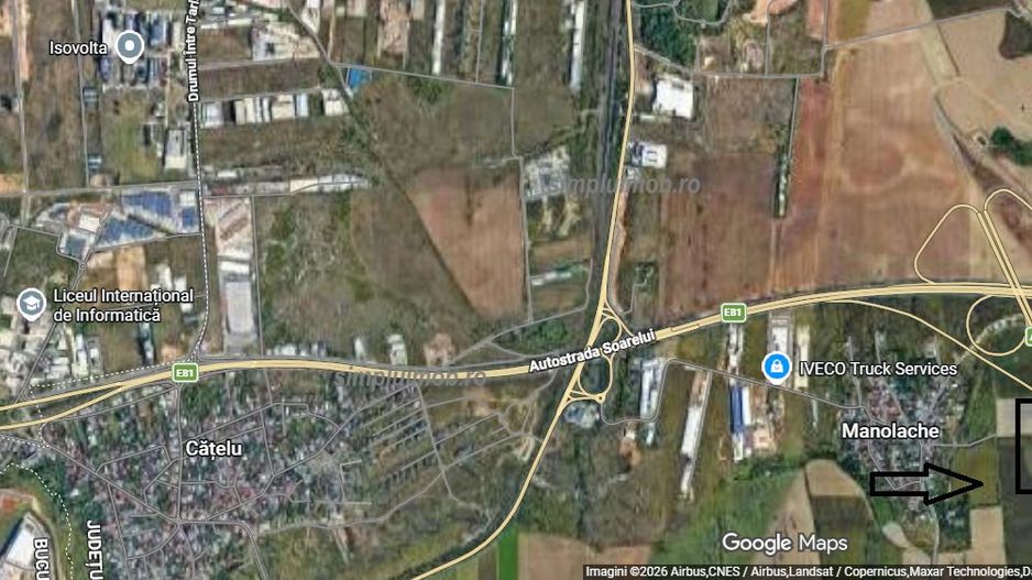 Terem 8000 mp Comuna Manolache ilfov - Poză 3