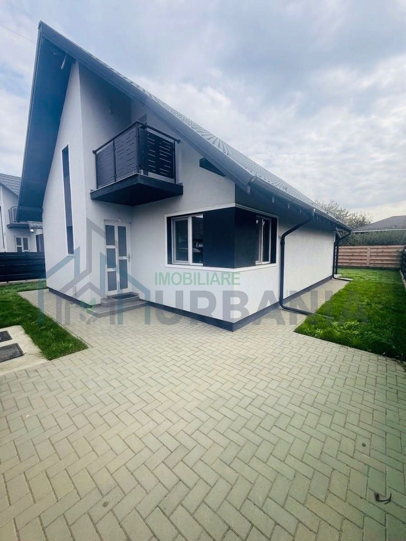 Casă modernă de închiriat în Stejarilor Residence, Lunca Cetățuii, Iași – Curte 400 m², Terasă, Parcare, Mobilată complet - Poză 1