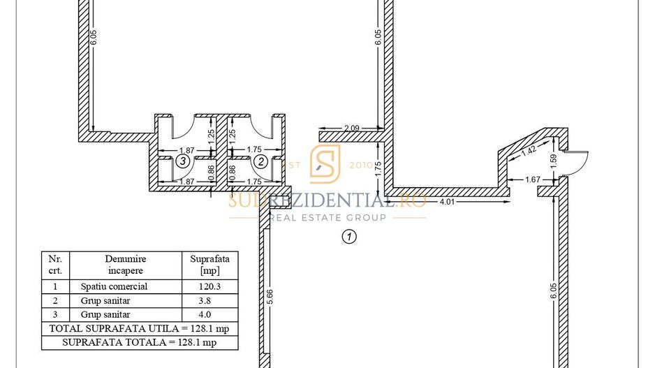 Spațiu Comercial Premium | 128 mp | The Grand Kristal | Parter - Schiță 8