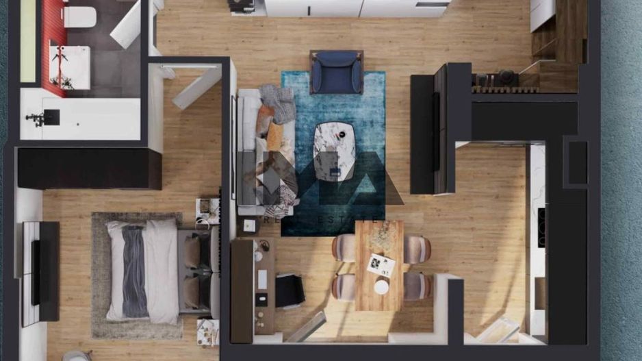 Apartament 2 camere, 54.5 mp, Elite City, COMISION 0 - Poză 1