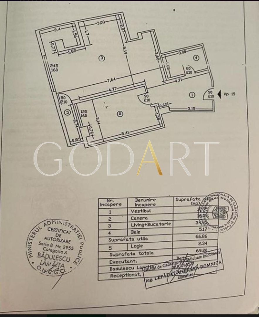 Apartament 2 camere | Dristor | Metrou | Bloc Nou - Schiță 13
