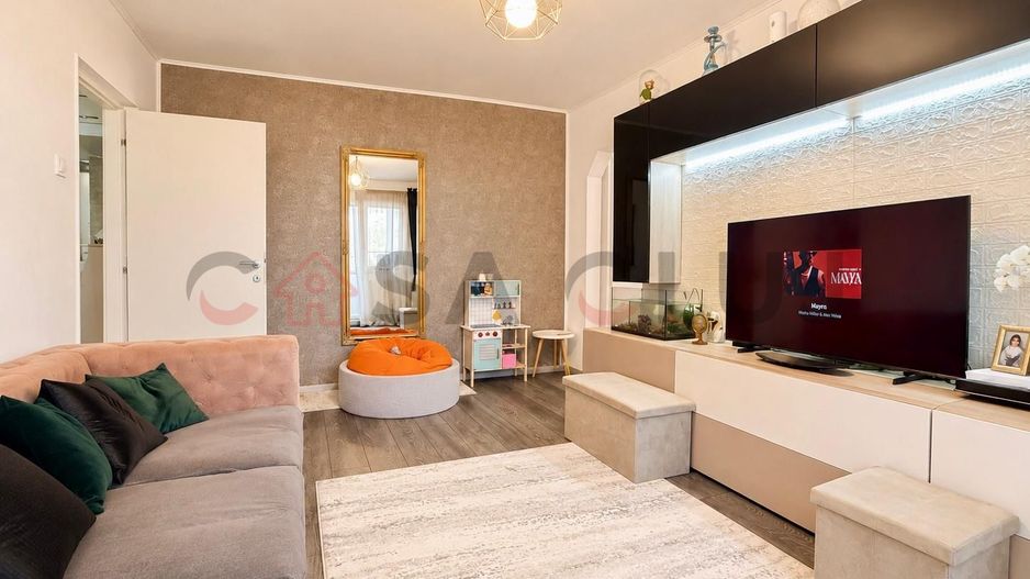3 camere, la cheie, renovat, etaj intermediar - Poză 1