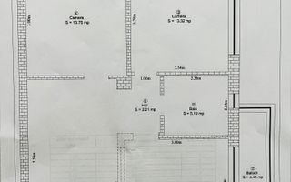 Apartament 3 cam 74mp utili, zona buna, Sibiu - Schiță 18